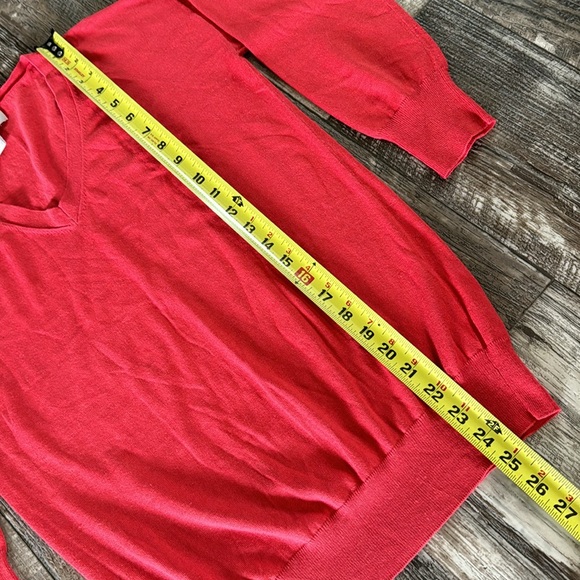 BANANA REPUBLIC WOMEN RED WARM SWEATER, SIZE SMALL - Picture 3 of 9